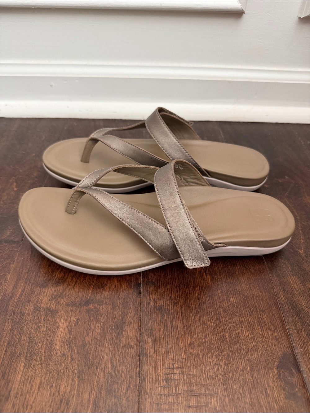 ABEO metallic Oasis Thong Sandal 11